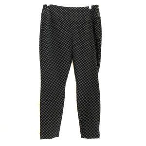 CAbi Seaside Chic Dot Ankle Pant SZ 6 black #5175
